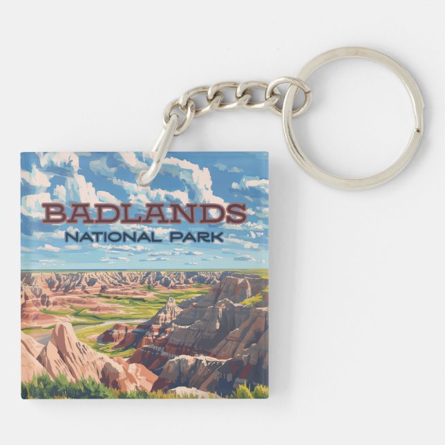 Badlands National Park South Dakota Landcape (Dos)