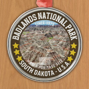 Badlands National Park South Dakota Metal Ornament