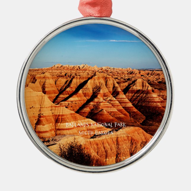 Badlands National Park,South Dakota Metal Ornament (Front)