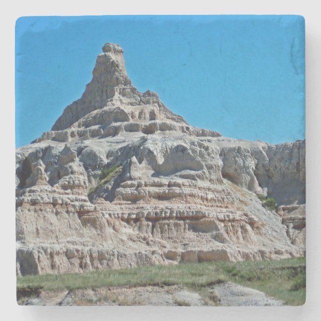 Badlands National Park South Dakota Stone Coaster (Front)
