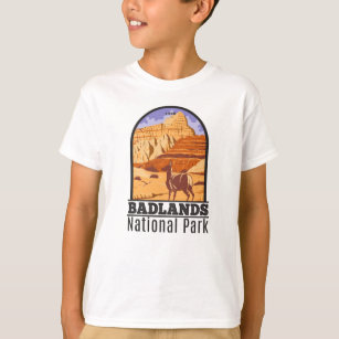 Badlands National Park South Dakota Vintage T-Shir T-Shirt