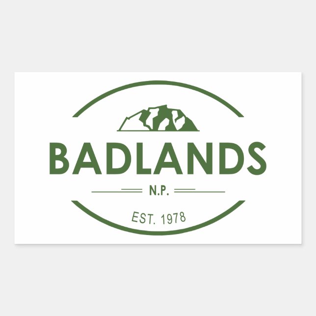 Badlands National Park Sticker (Front)
