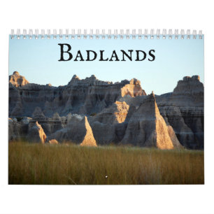 Badlands of South Dakota Calendar