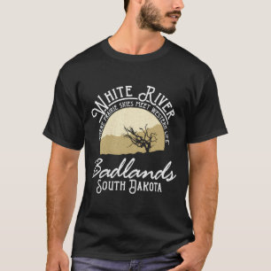 Badlands, South Dakota (Gold)  T-Shirt