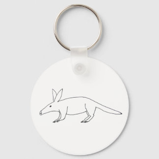 Badly Drawn Aardvark Keychain