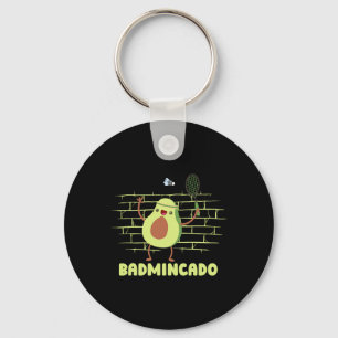 Badmincado - Racket Funny Player Game Match Badmin Keychain