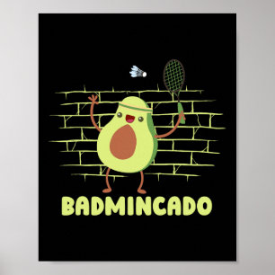 Badmincado - Racket Funny Player Game Match Badmin Poster