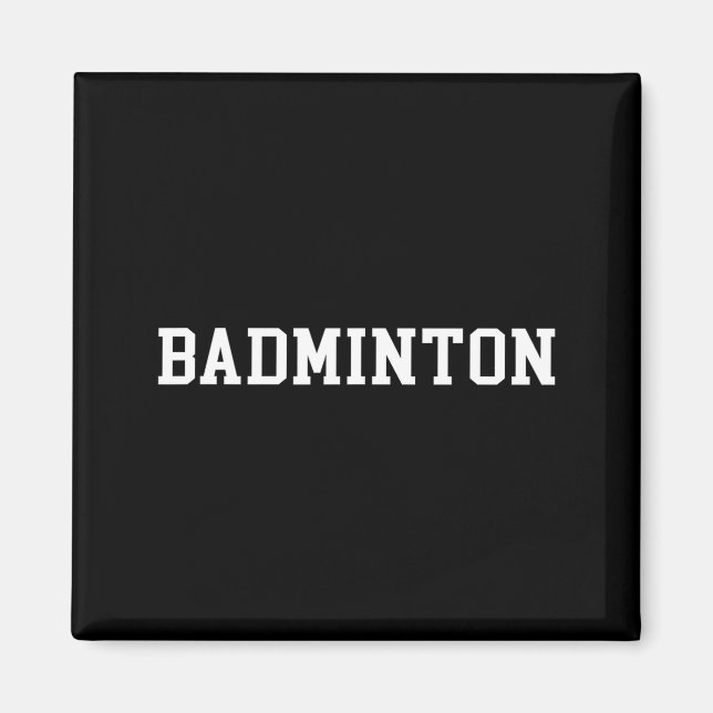 Badminton _1  magnet (Front)