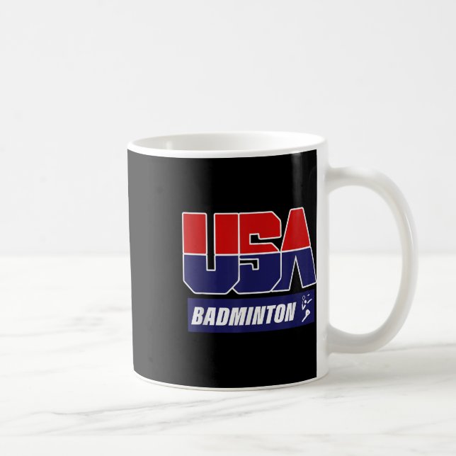 Badminton 2021 Usa  Coffee Mug (Right)