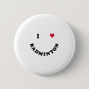 Badminton 2 Inch Round Button