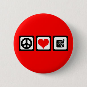 Badminton 2 Inch Round Button