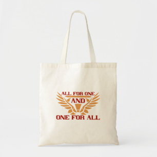 Badminton - All for one and one for all Tote Bag