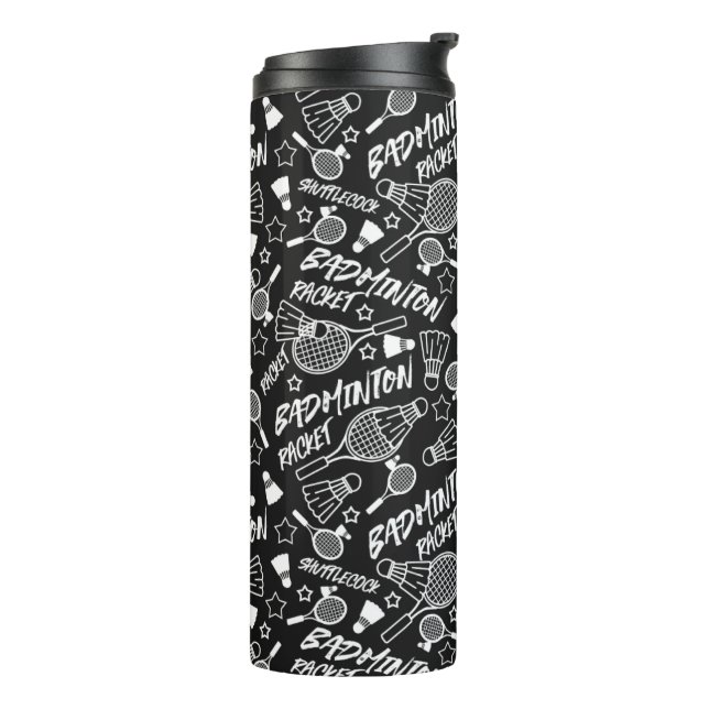 Badminton Athletic Design Tumbler  (Rotated Left)