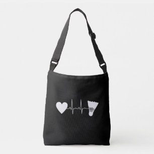 Badminton - Badminton Ball Heartbeat Crossbody Bag