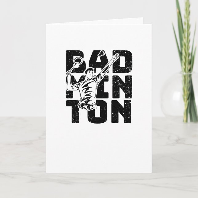 Badminton Badminton Player Card (Front)