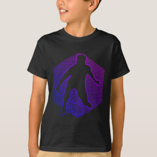 Badminton Badminton Player Men Women Shuttle T-Shirt