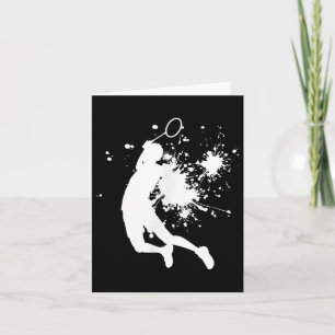 Badminton Badminton Player Mens Squash Shuttle Card