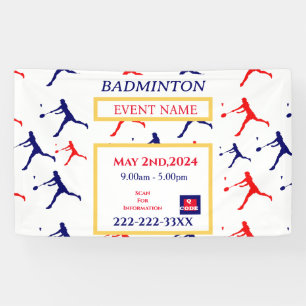 BADMINTON  BANNER