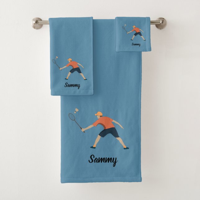 Badminton Bath Towel Set (Insitu)