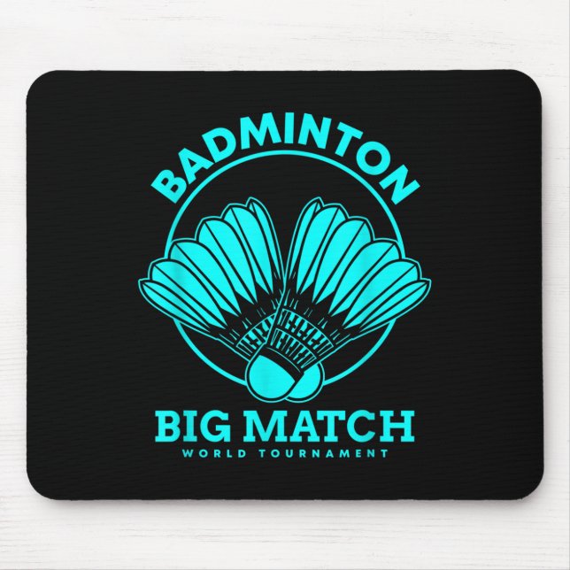 Badminton Big Match  Mouse Pad (Front)