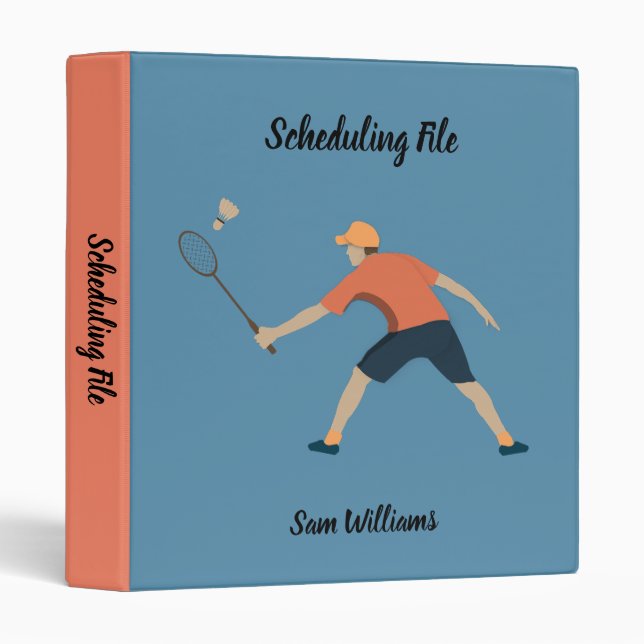 Badminton Binder (Front/Spine)
