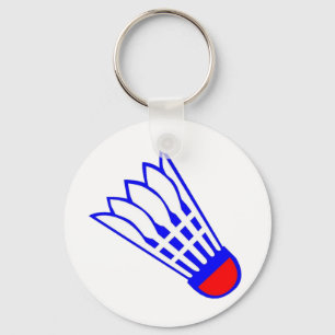 Badminton Birdie Keychain