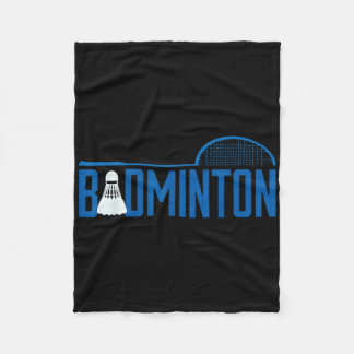 Badminton Birdie Shuttle For Badminton Player Men  Fleece Blanket