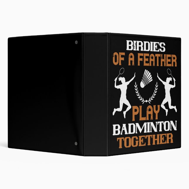 Badminton - Birdies of a feather Binder (Background)