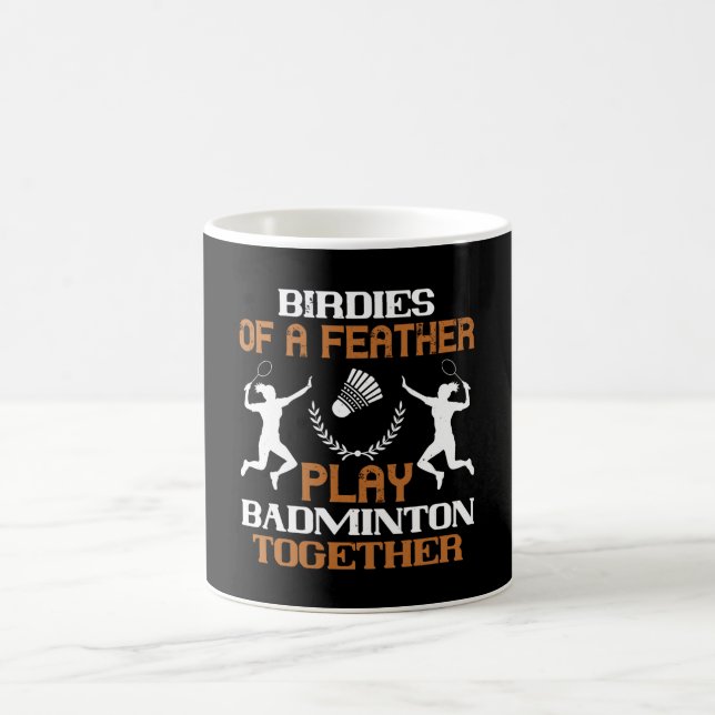 Badminton - Birdies of a feather Coffee Mug (Center)