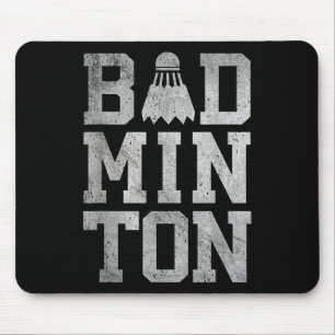 Badminton Birdies Shuttle Badminton Players And Lo Mouse Pad