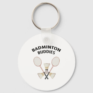 Badminton Buddies Keychain