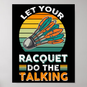 Badminton Challenge Teamwear Tournament Team Of Tw Poster