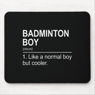 Badminton Champion Birdie Apparel Mouse Pad