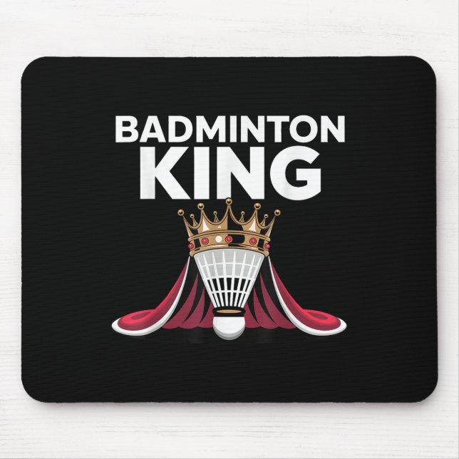 Badminton Champion Majestic Shuttle For True Kings Mouse Pad (Front)