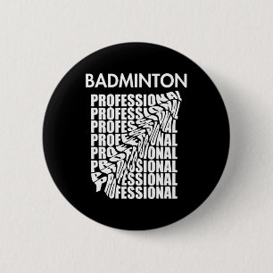 Badminton Champion Shuttle Racket Smash Tournament 2 Inch Round Button