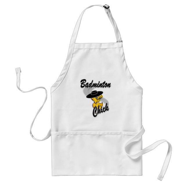 Badminton Chick #4 Standard Apron (Front)