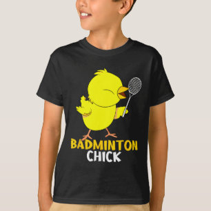 Badminton Chick Chicken Birdie Women Badminton T-Shirt