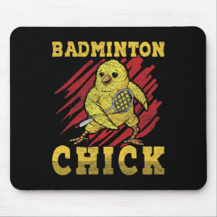 Badminton Chick  Mouse Pad