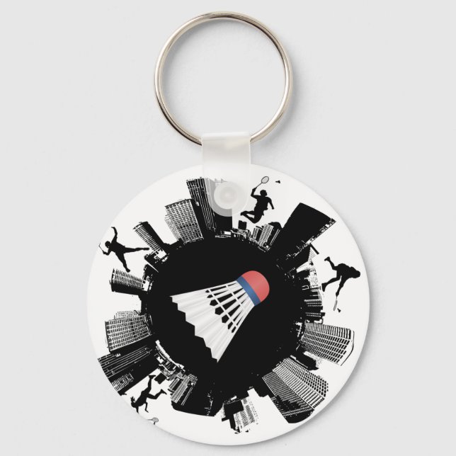 Badminton City Keychain (Front)