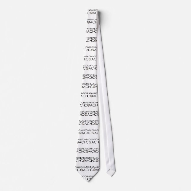 Badminton Coach Tie (Front)