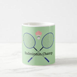 Badminton Design Coffee Mug