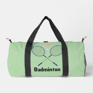 Badminton Design Duffel Bag