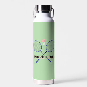 Badminton Design Water Bottle