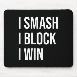 Badminton Enthusiasts Meme Quote Mouse Pad