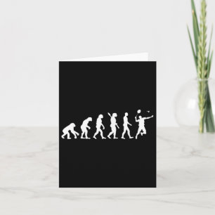Badminton Evolution Jersey Tee Funny Rackets Ball Card