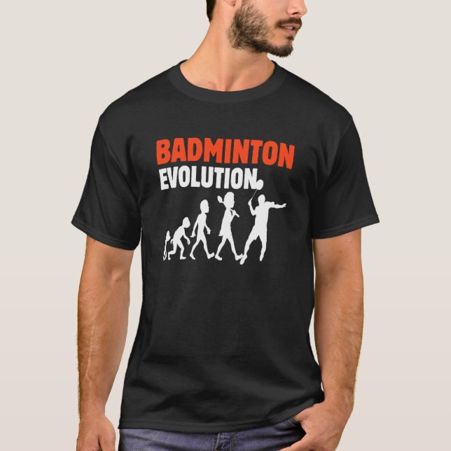 Badminton Evolution T-Shirt (Front)