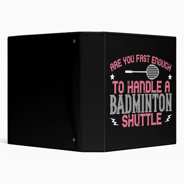 Badminton - Fast enough to get a shuttle Binder (Background)