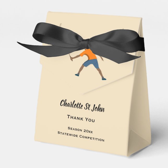 Badminton Favor Box (Front Side)