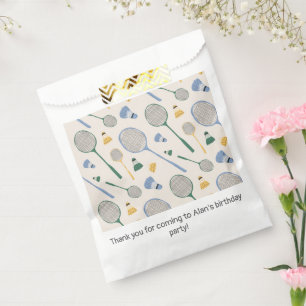 Badminton Favour Bag
