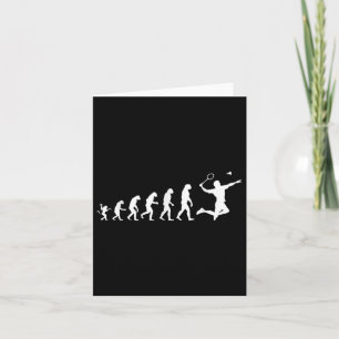 Badminton For Human Evolution  Card